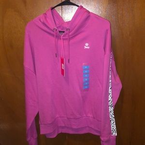 NWT Juicy Couture wildcat hoodie size XL Pink